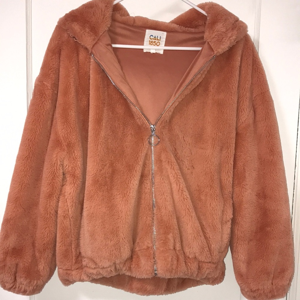 Orange Fuzzy Sweater
